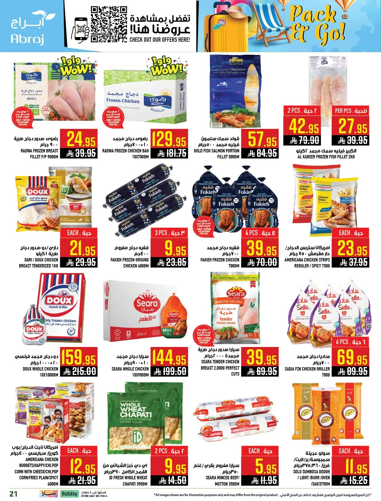 Pack Your Bag & Go - Al Zaydi from Abraj Hypermarket until 21st July - Abraj Hypermarket KSA Offers & Promotions — page 21