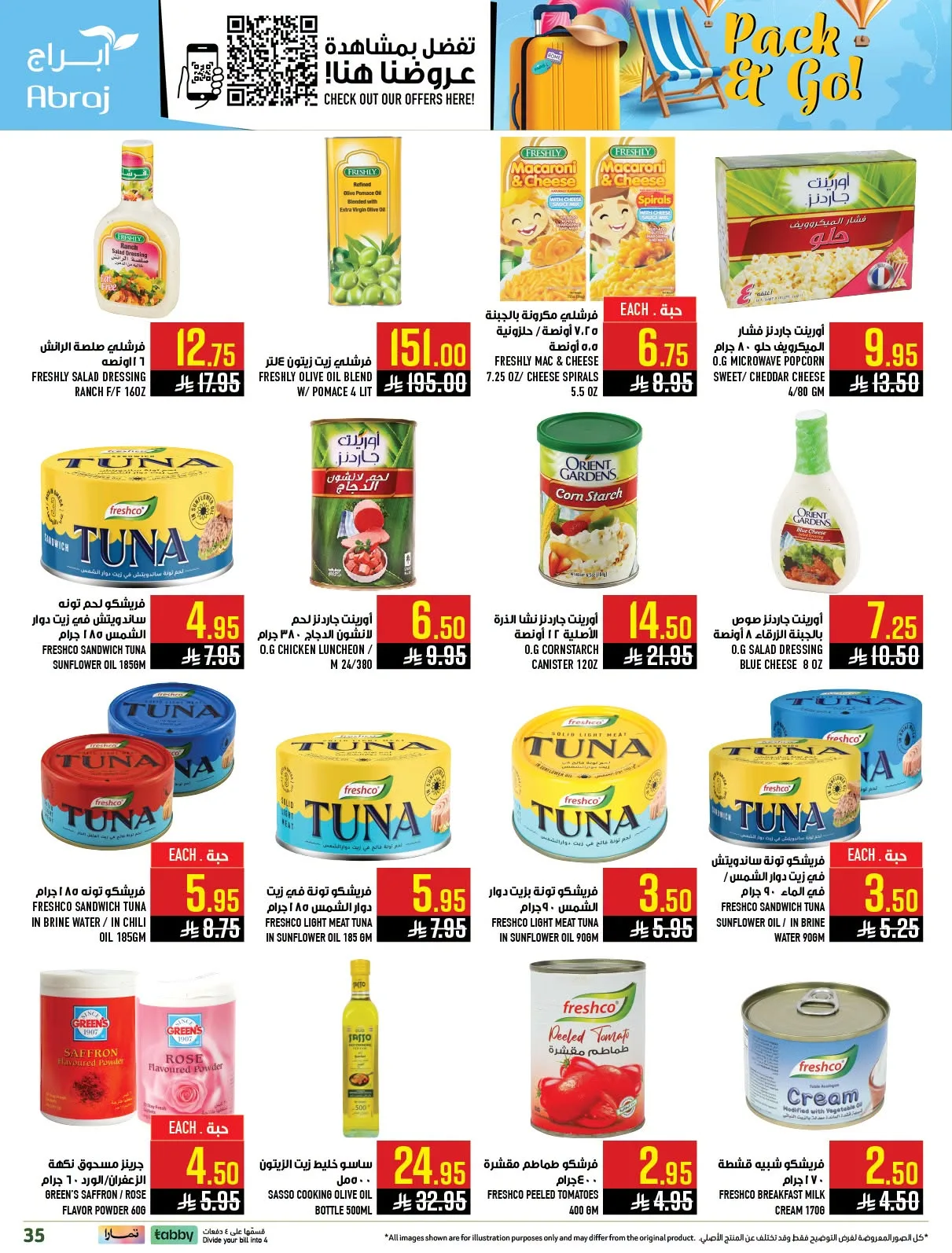 Pack Your Bag & Go - Al Zaydi from Abraj Hypermarket until 21st July - Abraj Hypermarket KSA Offers & Promotions — page 35