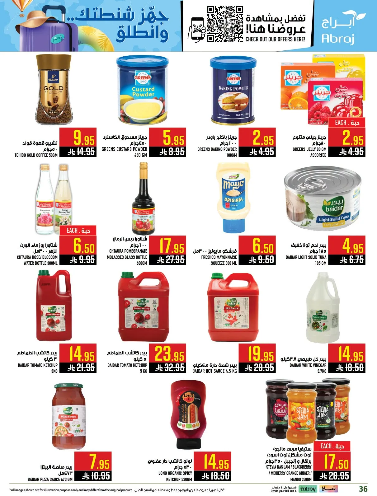 Pack Your Bag & Go - Al Zaydi from Abraj Hypermarket until 21st July - Abraj Hypermarket KSA Offers & Promotions — page 36