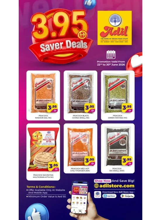 AED 3.95 Saver Deals from Al Adil until 30th June - Al Adil UAE Offers & Promotions catalogue cover