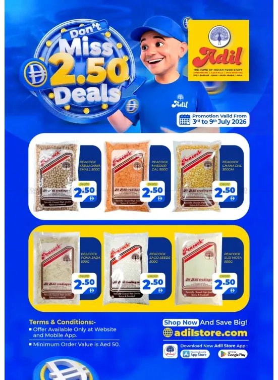 Don't Miss AED 2.50 Deals from Al Adil until 9th July - Al Adil UAE Offers & Promotions catalogue cover
