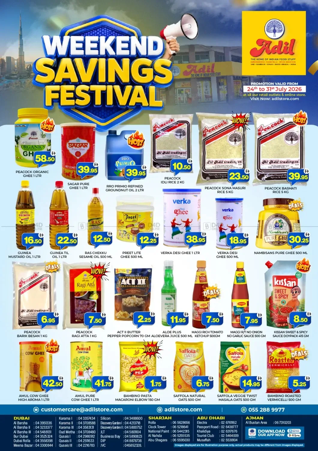 Weekend Savings Festival from Al Adil until 31st July - Al Adil UAE Offers & Promotions catalogue cover