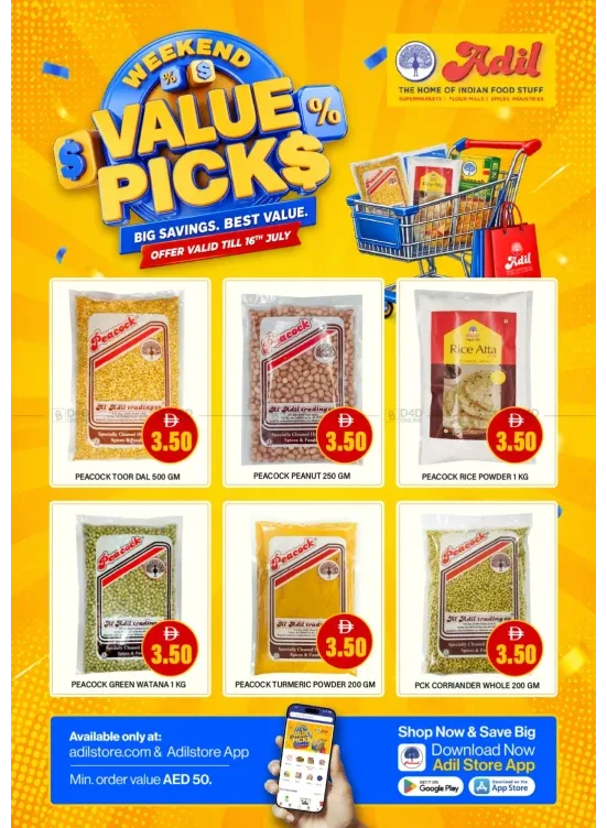 Weekend Value Picks from Al Adil until 16th July - Al Adil UAE Offers & Promotions catalogue cover