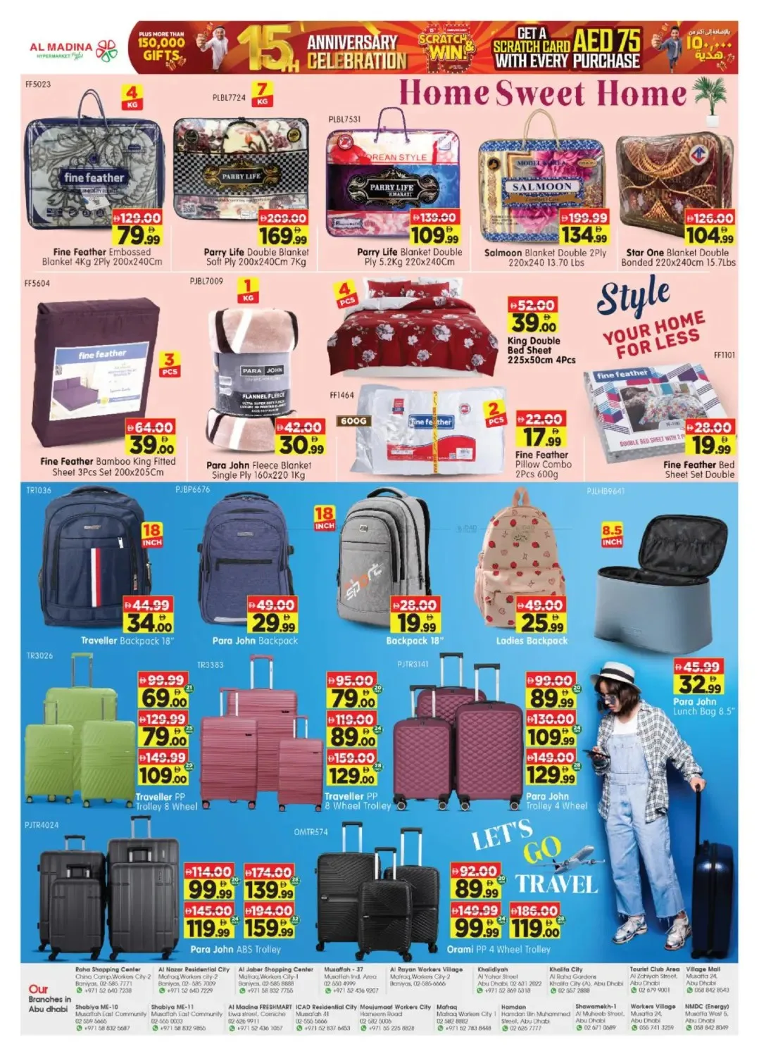 Mega Bargain Bonanza - Village Mall, Abu Dhabi from Al Madina Hypermarket until 2nd August - Al Madina Hypermarket UAE Offers & Promotions — page 16