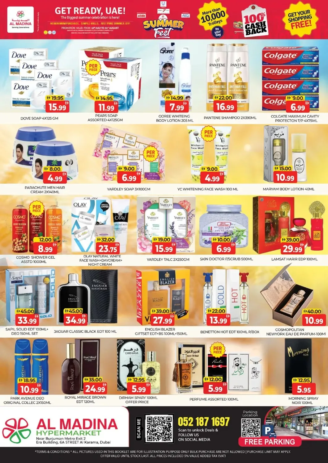 Summer Fest - Karama, Dubai from Al Madina Hypermarket until 2nd August - Al Madina Hypermarket UAE Offers & Promotions — page 7