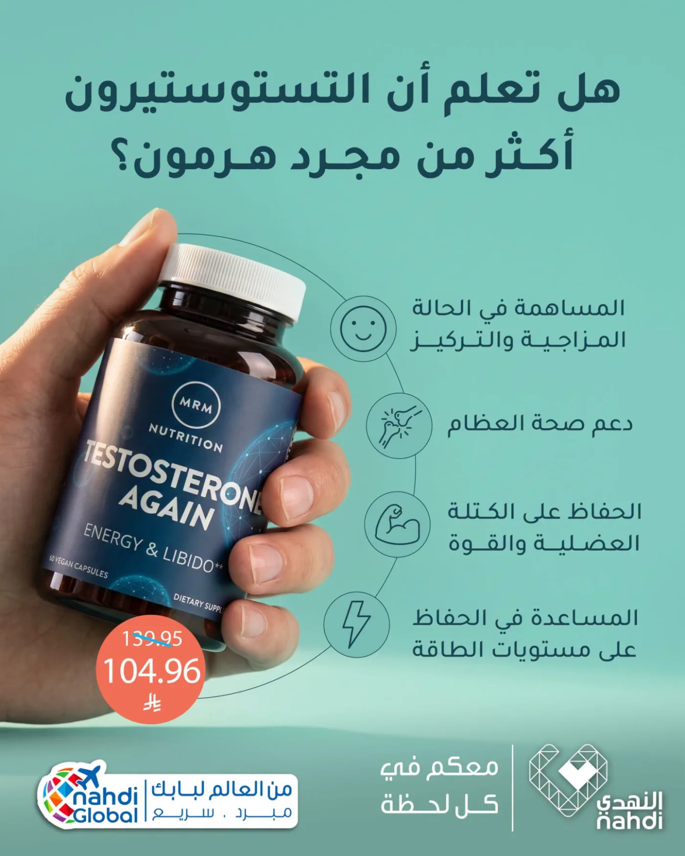 Best Deals on Men’s Dietary Supplements from Al Nahdi Pharmacy until 8th August - Al Nahdi Pharmacy KSA Offers & Promotions catalogue cover