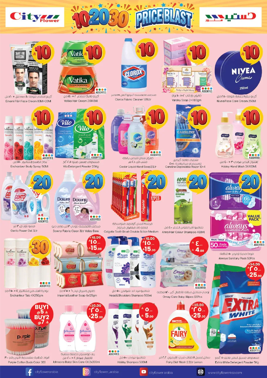 10, 20, 30 SAR Price Blast Deals - Jubail from City Flower until 20th April - City Flower KSA Offers & Promotions — page 11