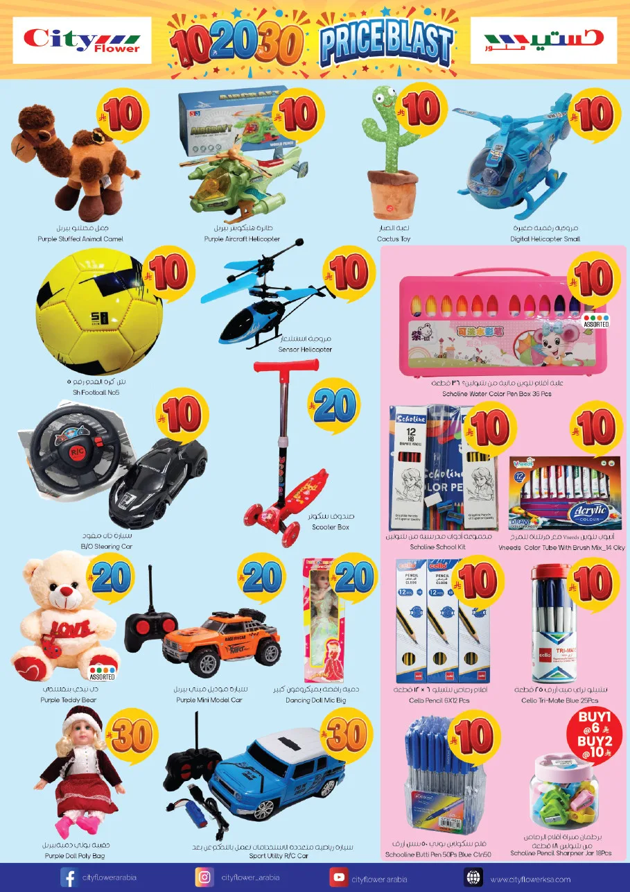 10, 20, 30 SAR Price Blast Deals - Jubail from City Flower until 20th April - City Flower KSA Offers & Promotions — page 7