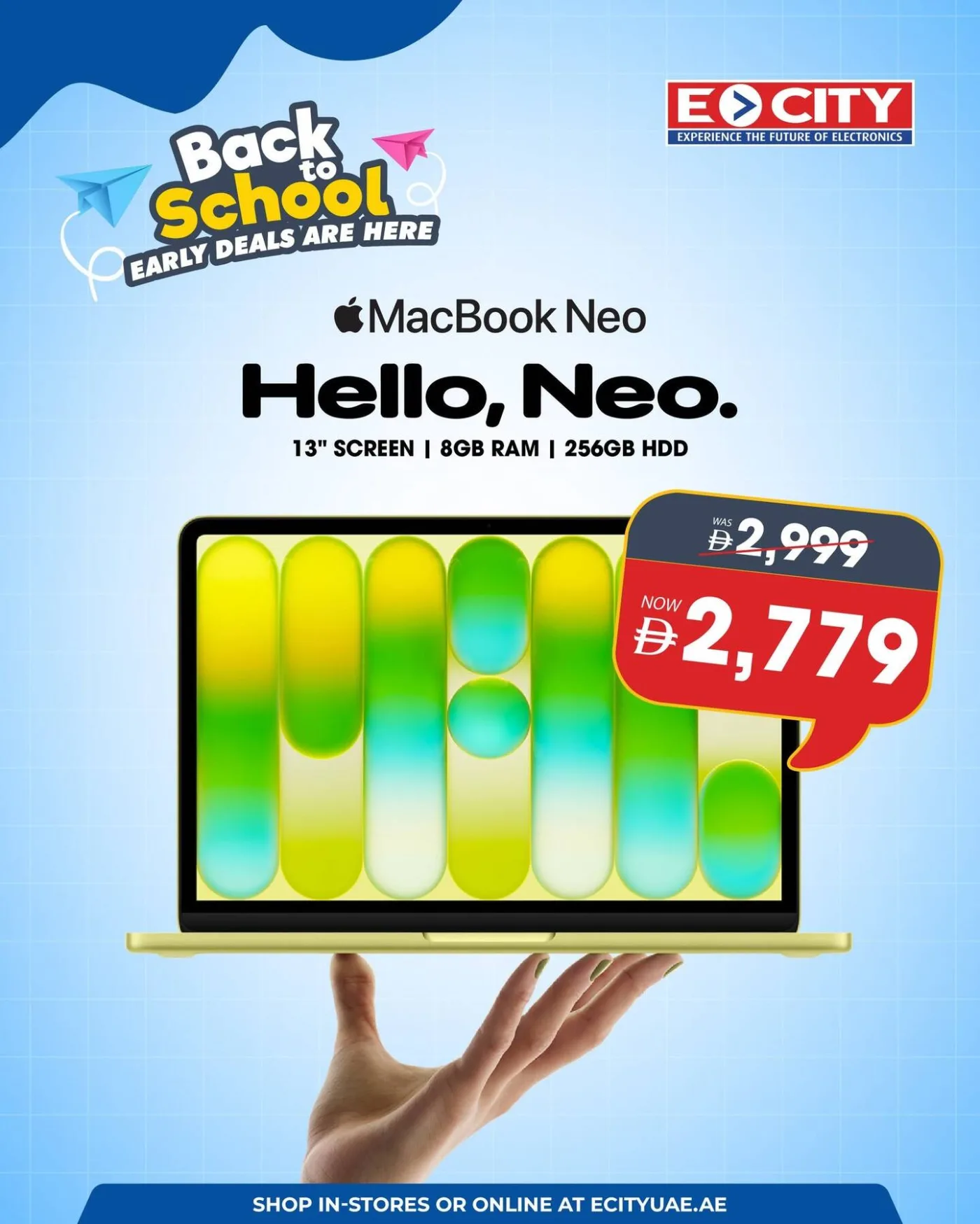 Sale On MacBook Neo from ECity until 31st July - ECity UAE Offers & Promotions — page 2