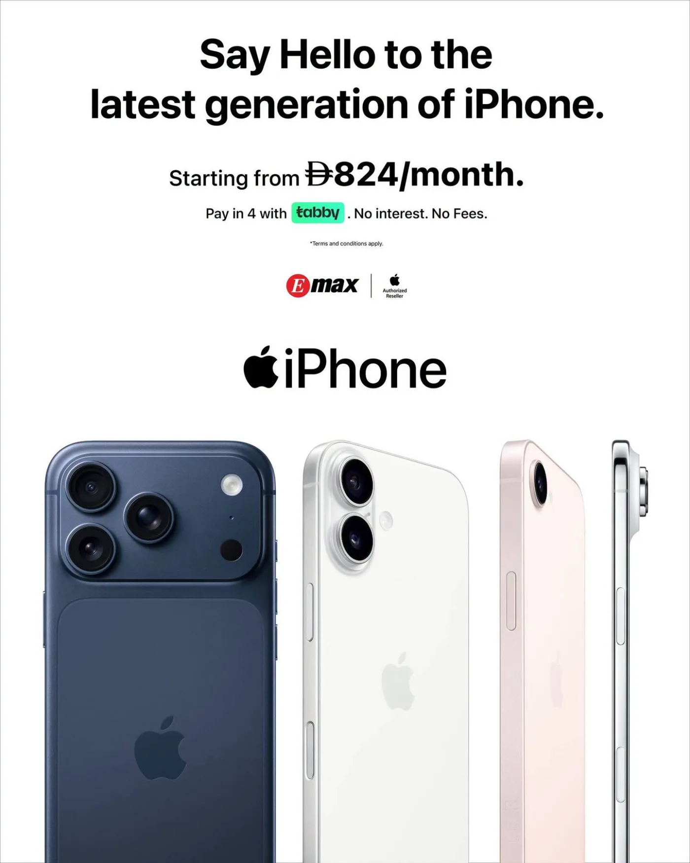 Say Hello To The Latest Generation Of iPhone from Emax until 5th August - Emax UAE Offers & Promotions