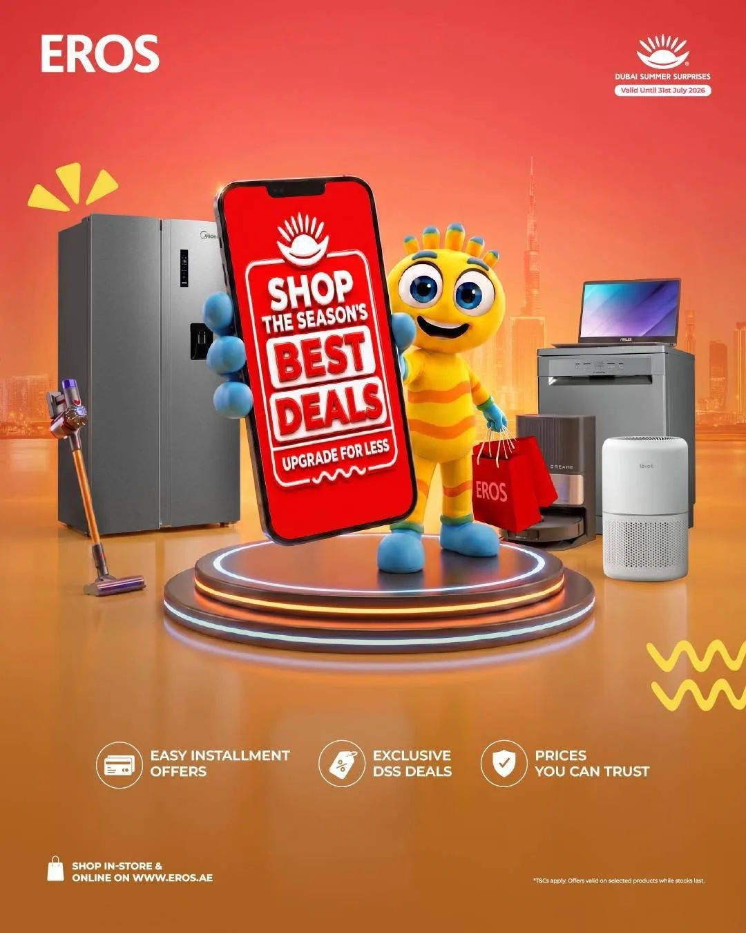 Shop The Season Best Deals from EROS until 31st July - EROS UAE Offers & Promotions catalogue cover