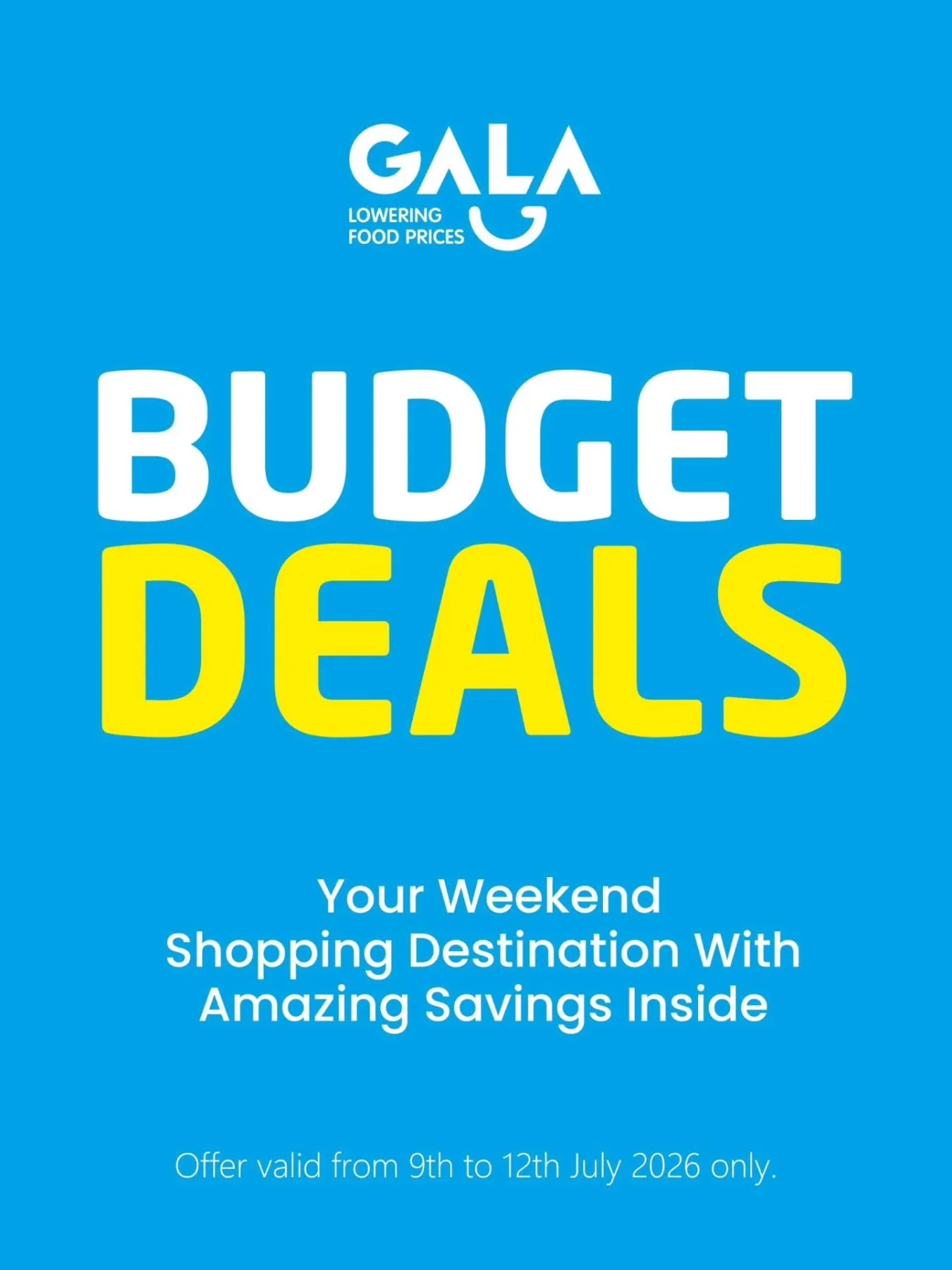 Special Deals from Gala Supermarket until 12th July - Gala Supermarket UAE Offers & Promotions catalogue cover