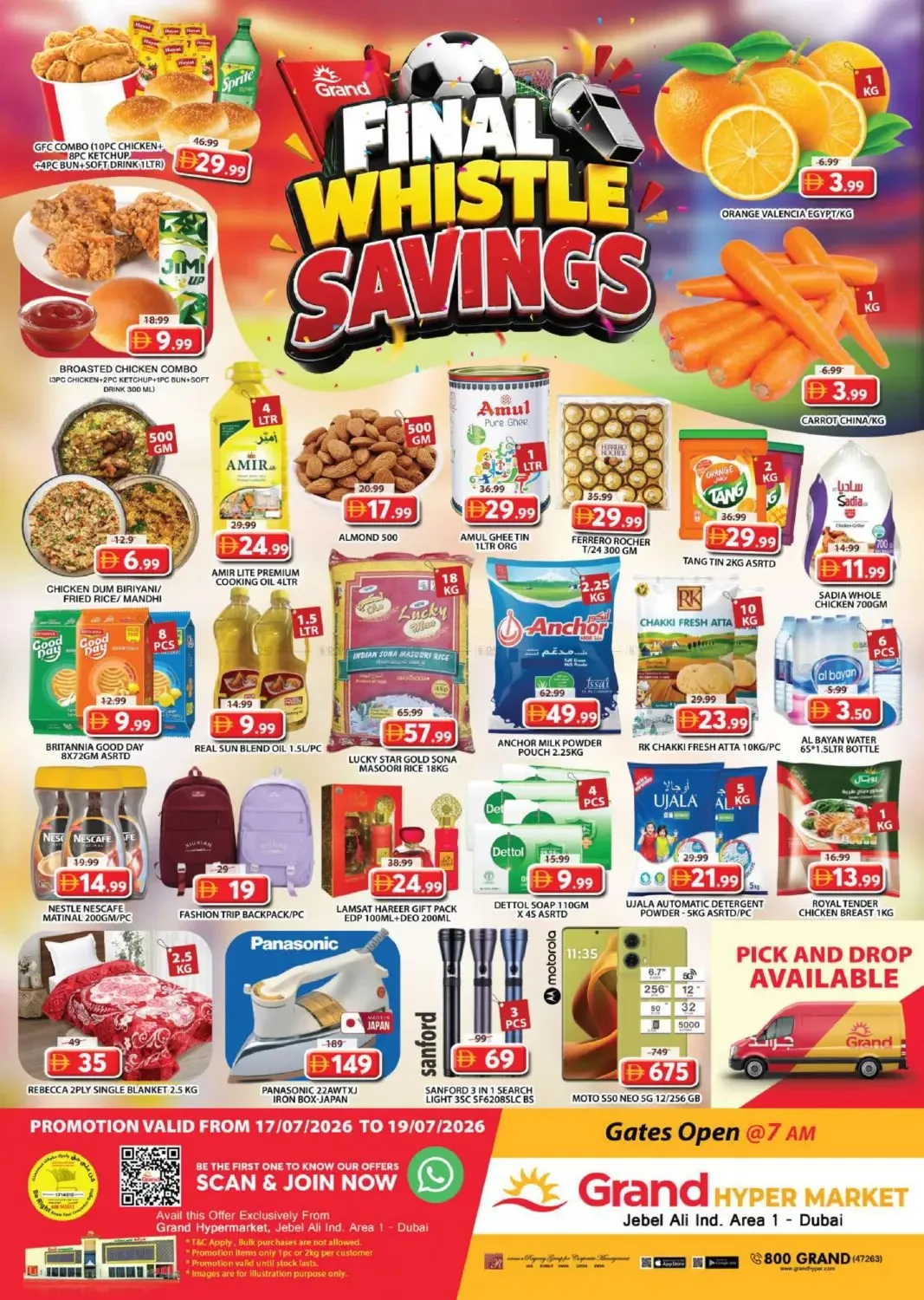 Weekend Deals - Grand Hypermarket Jebel Ali from Grand Hypermarket until 19th July - Grand Hypermarket UAE Offers & Promotions catalogue cover