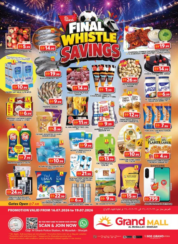 Weekend Deals - Grand Mall Sharjah from Grand Hypermarket until 19th July - Grand Hypermarket UAE Offers & Promotions catalogue cover
