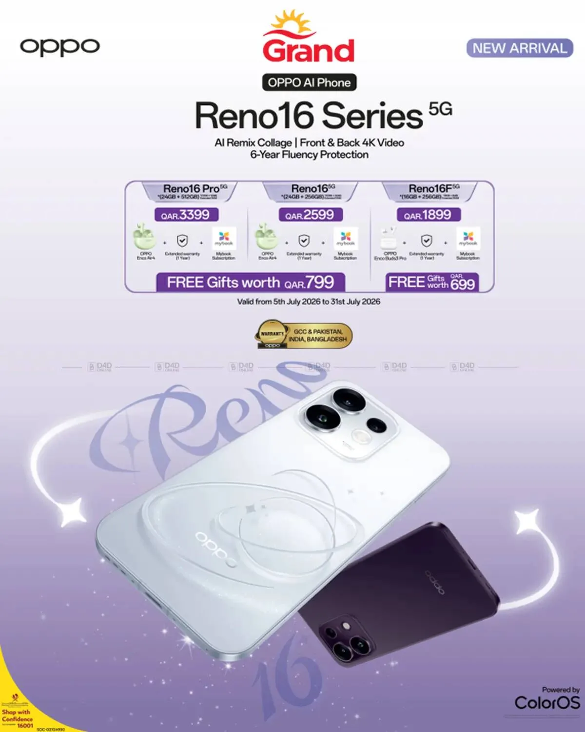 New Arrival - Oppo Reno 16 Series Smart Phones from Grand Hypermarket until 31st July - Grand Hypermarket Qatar Offers & Promotions — page 2