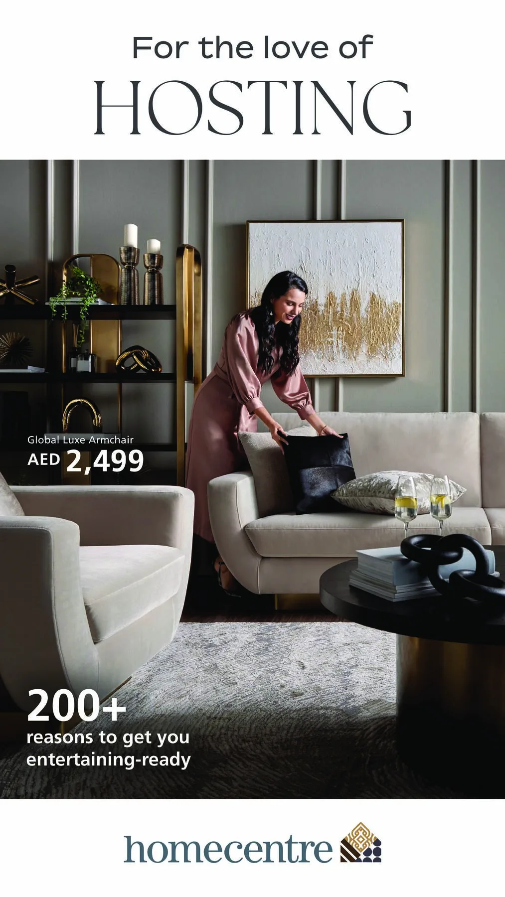Hosting Offers - Global Luxe Collection from Home Centre until 31st December - Home Centre UAE Offers & Promotions catalogue cover