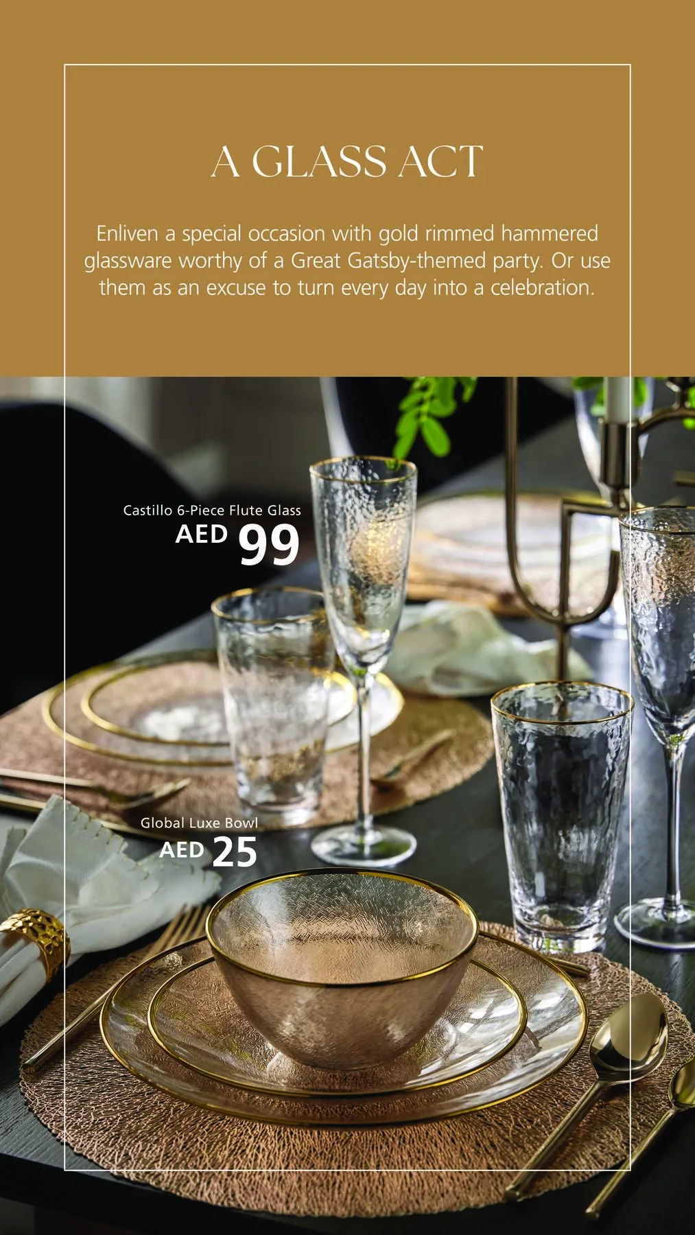 Hosting Offers - Global Luxe Collection from Home Centre until 31st December - Home Centre UAE Offers & Promotions — page 13