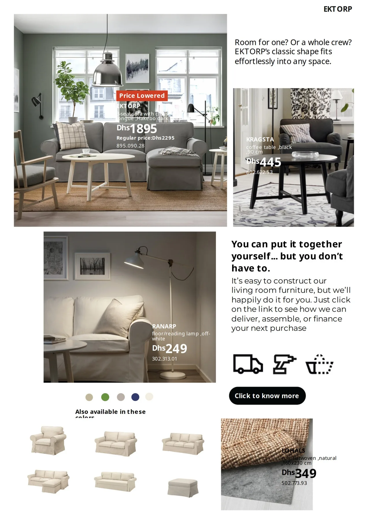 Living Room Offers from IKEA until 30th June - IKEA UAE Offers & Promotions — page 15