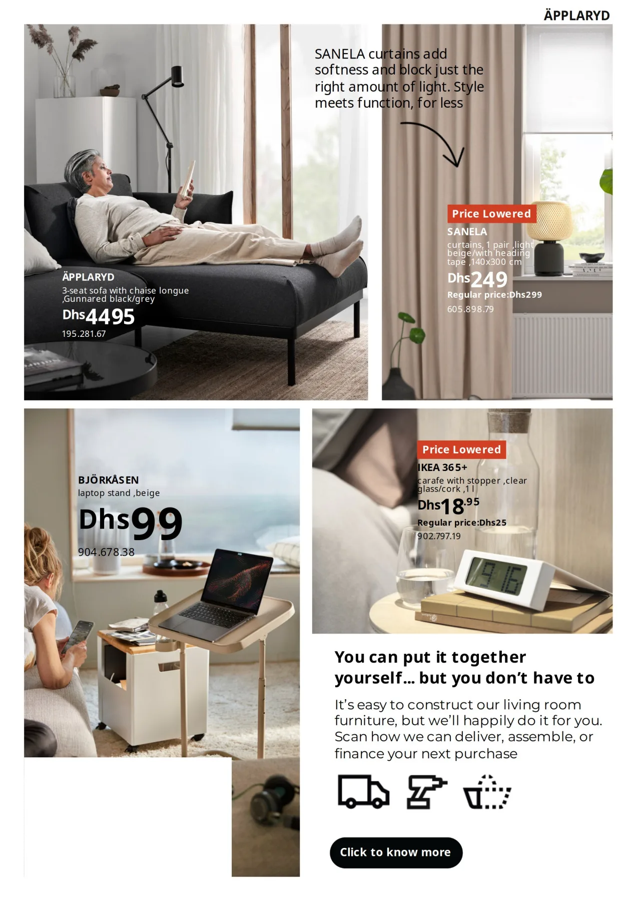 Living Room Offers from IKEA until 30th June - IKEA UAE Offers & Promotions — page 9