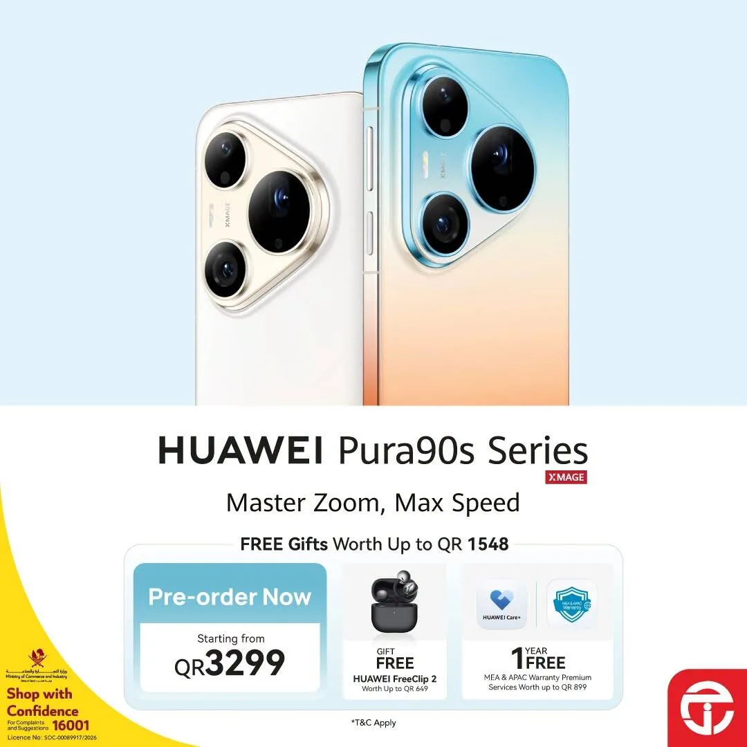 Pre-Order Now - Huawei Pura90s Smartphone from Jarir Bookstore until 29th July - Jarir Bookstore Qatar Offers & Promotions — page 2