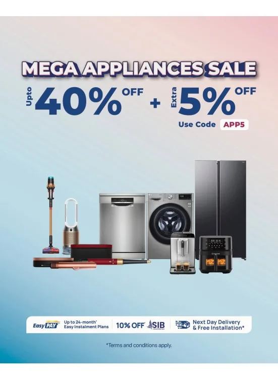 Mega Appliances Sale from Jumbo until 31st July - Jumbo UAE Offers & Promotions catalogue cover