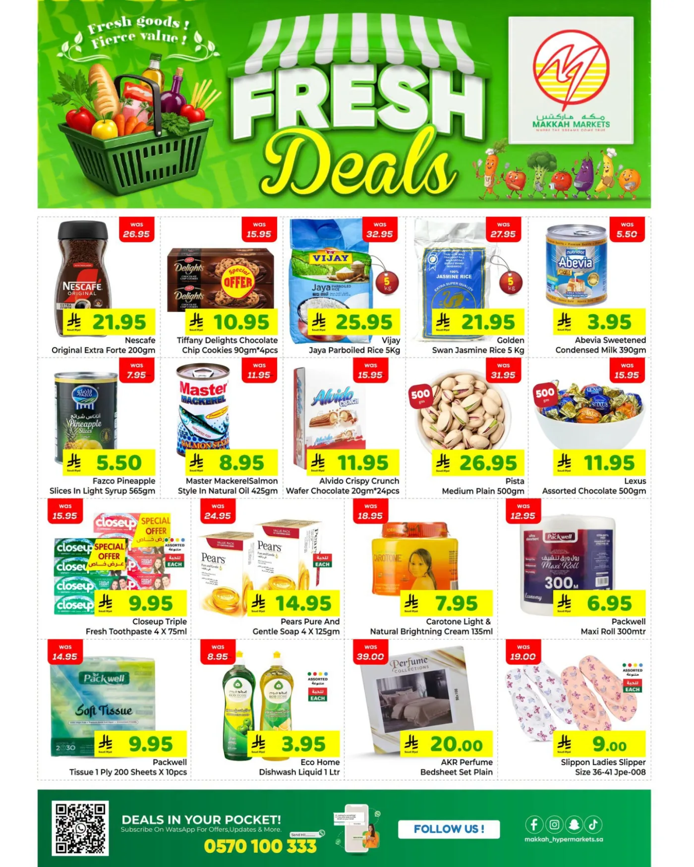Fresh Deals - Al Malaz from Makkah Hypermarket until 21st April - Makkah Hypermarket KSA Offers & Promotions — page 1