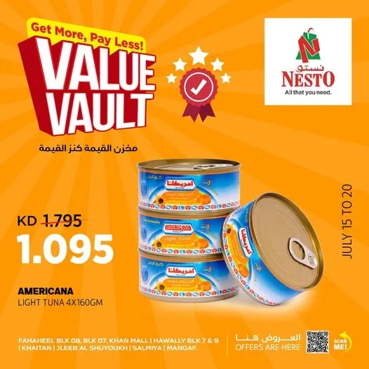 Value Vault, Vol 2 from Nesto until 20th July - Nesto Kuwait Offers & Promotions — page 2