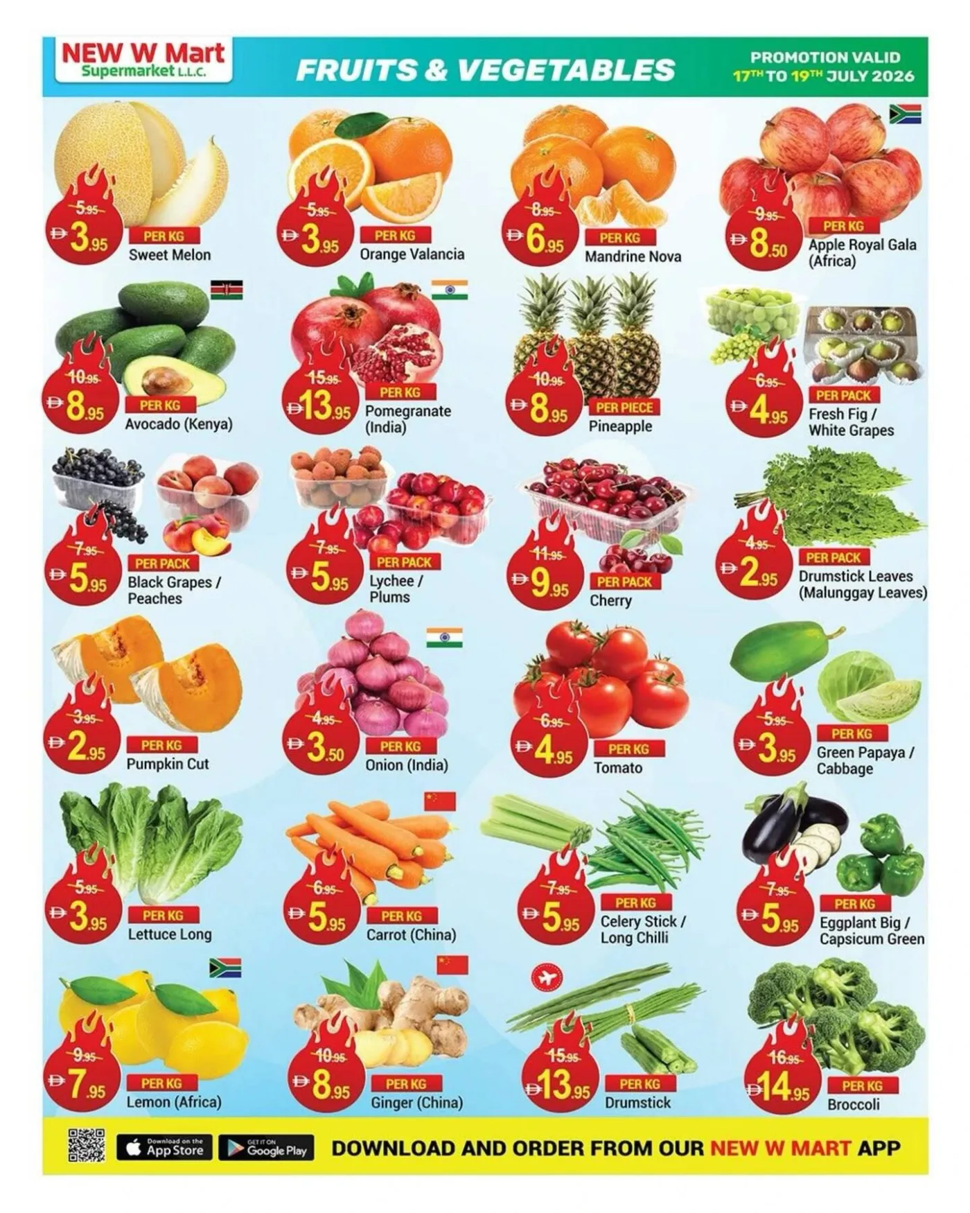 Fruits & Vegetables Deals from New W Mart until 19th July - New W Mart UAE Offers & Promotions — page 2
