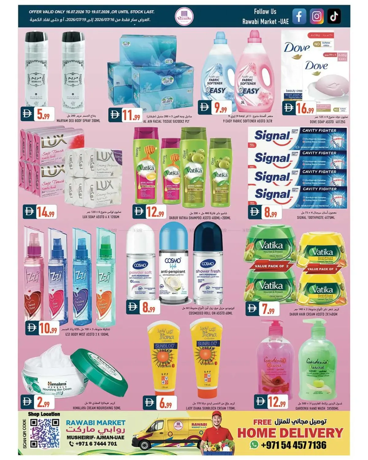 Hot Deals - Mushrif, Ajman from Rawabi Market until 19th July - Rawabi Market UAE Offers & Promotions — page 7