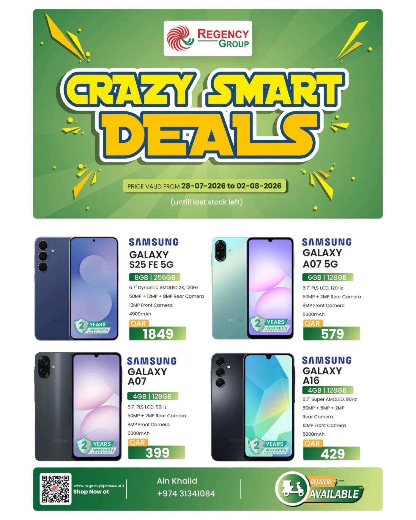 Crazy Smart Deals - Ain Khalid from Regency Hypermarket until 2nd August - Regency Hypermarket Qatar Offers & Promotions