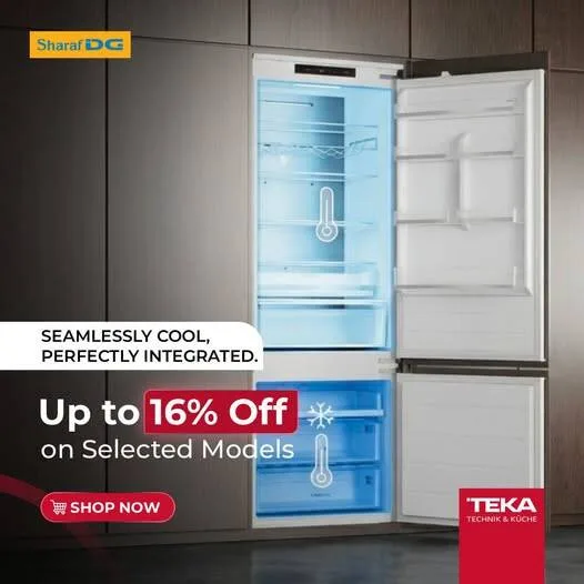 TEKA Refrigerator Models from Sharaf DG until 15th July - Sharaf DG UAE Offers & Promotions catalogue cover