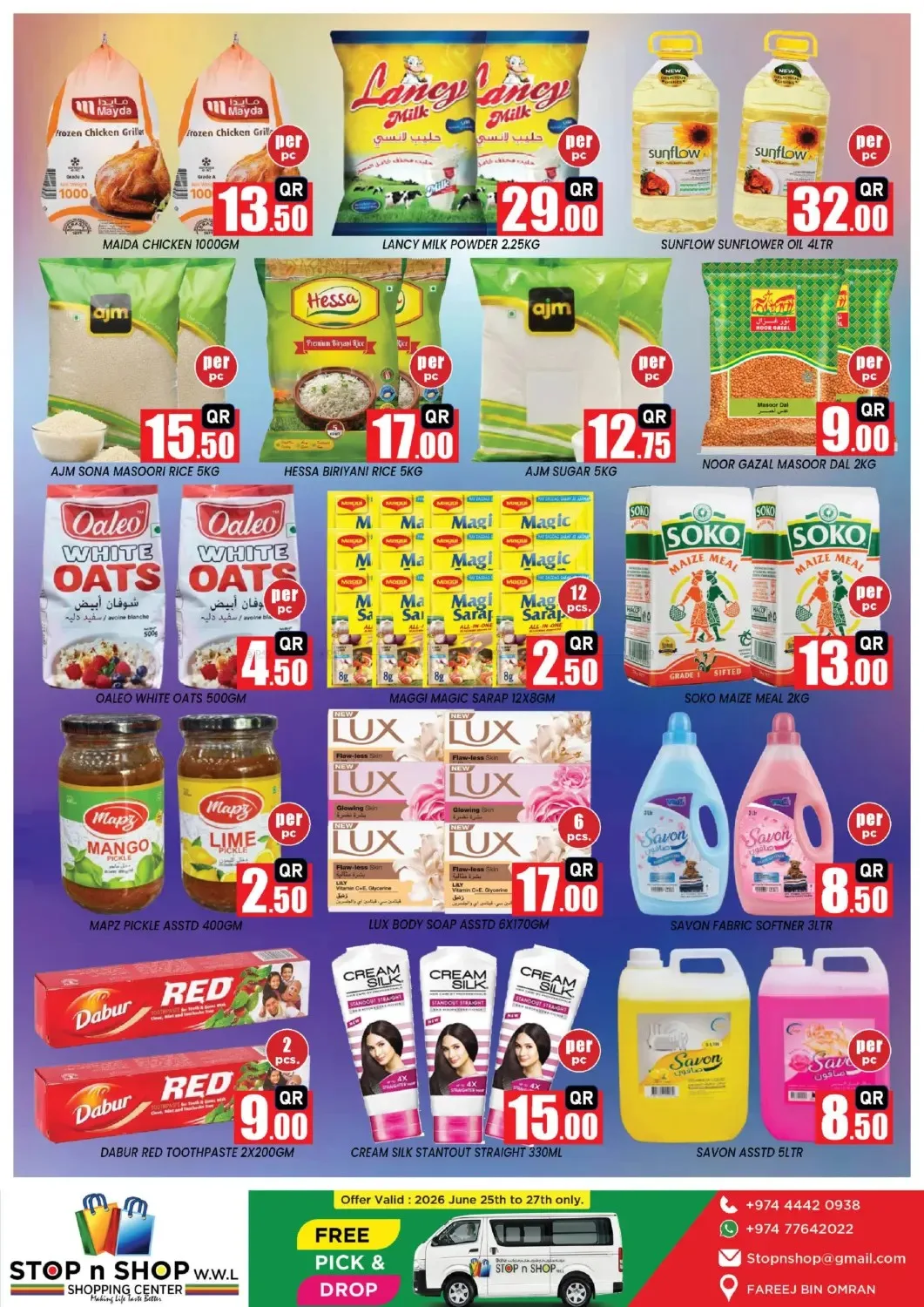 Weekend Super Saver Deals - Fereej Bin Omran from Stop n Shop until 27th June - Stop n Shop Qatar Offers & Promotions — page 3