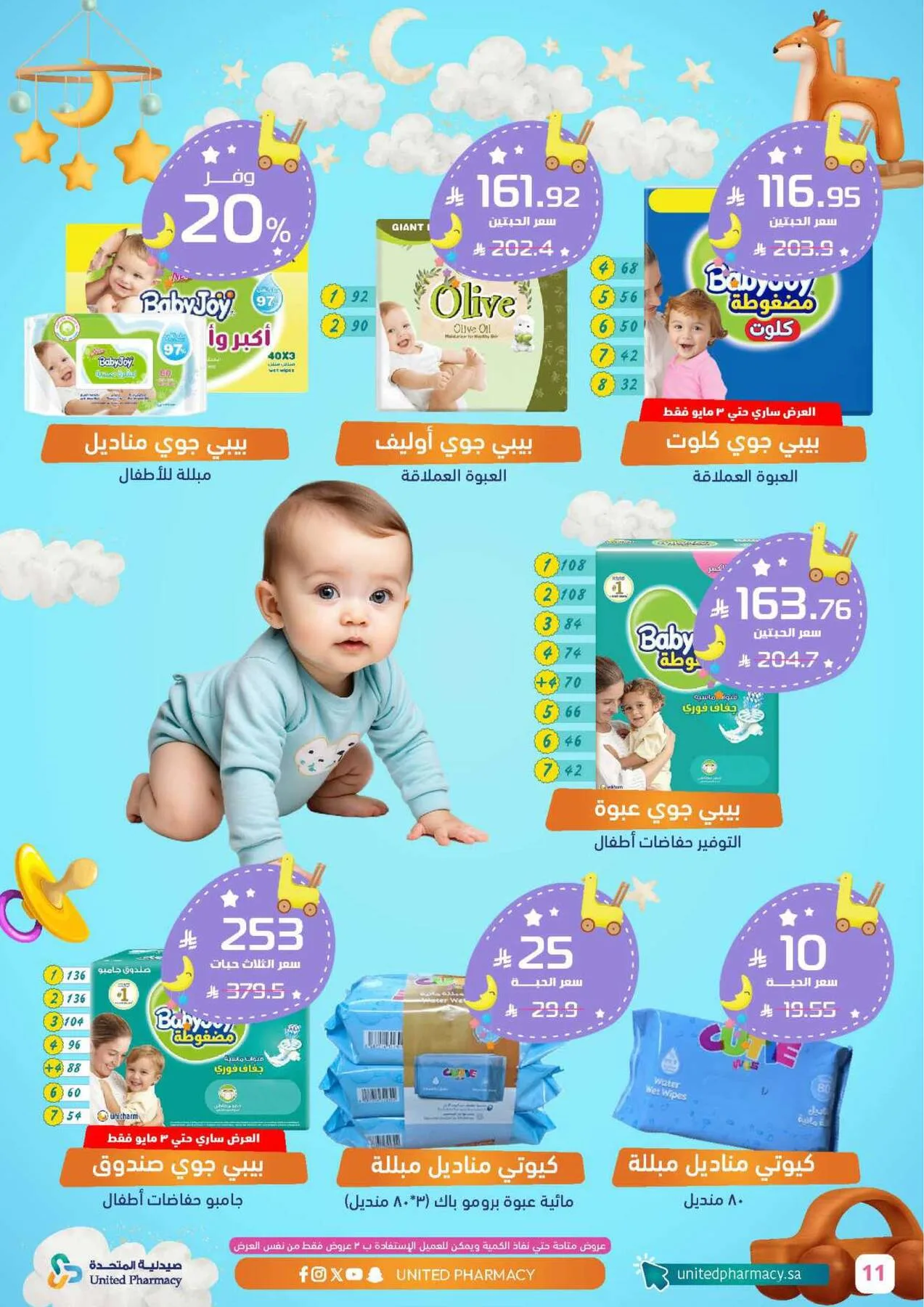 Baby Care Offers from United Pharmacy until 6th May - United Pharmacy KSA Offers & Promotions — page 11