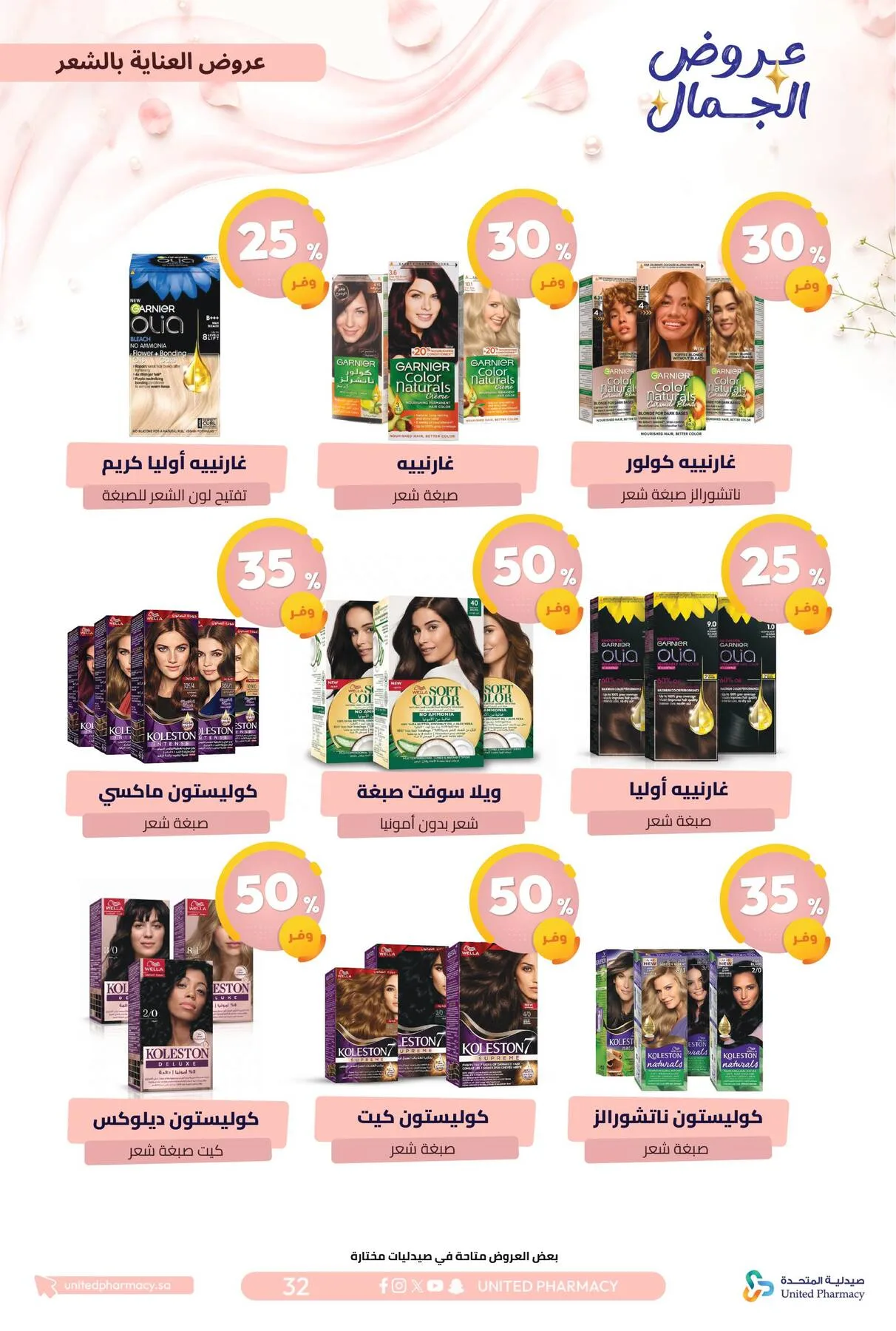 Beauty Offers from United Pharmacy until 7th August - United Pharmacy KSA Offers & Promotions — page 36