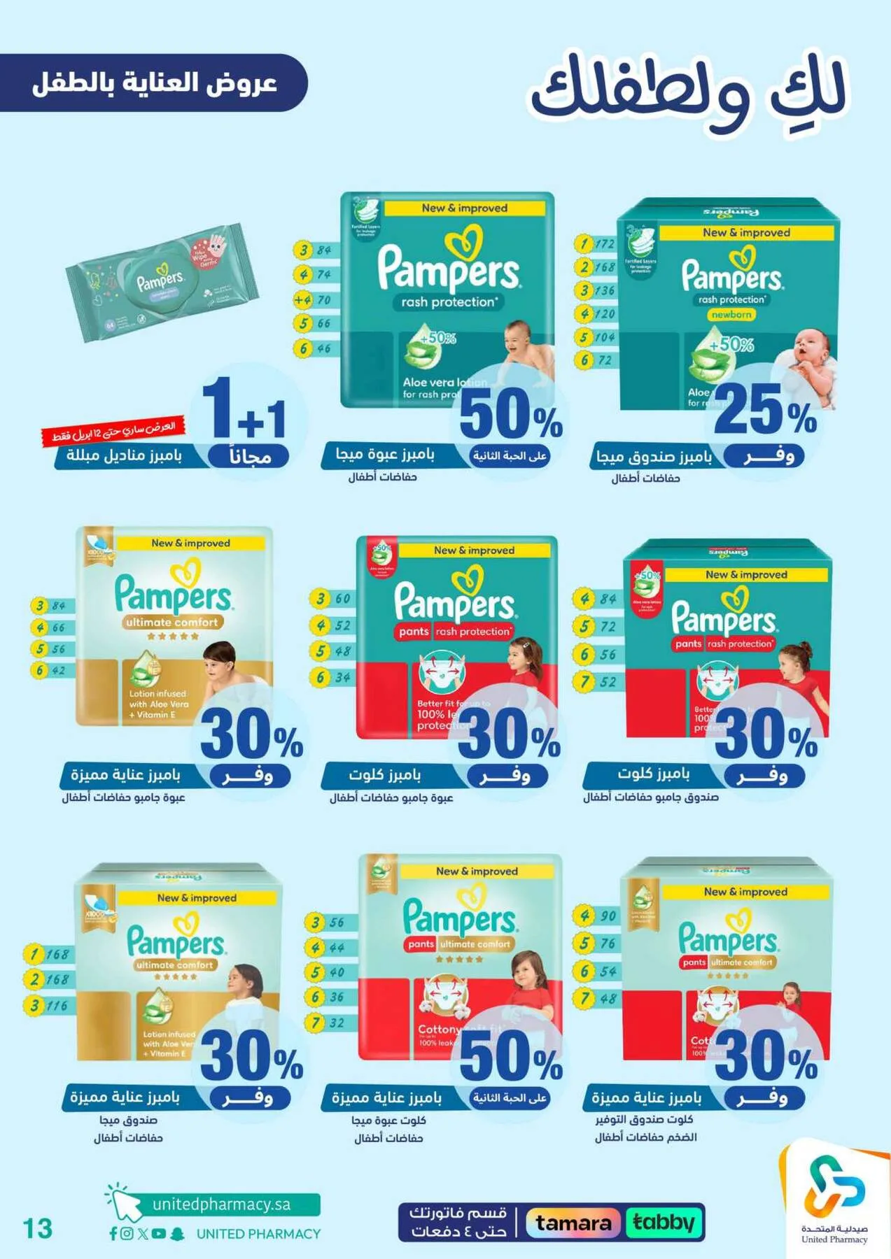 Offers for You & Your Baby from United Pharmacy until 24th April - United Pharmacy KSA Offers & Promotions — page 13