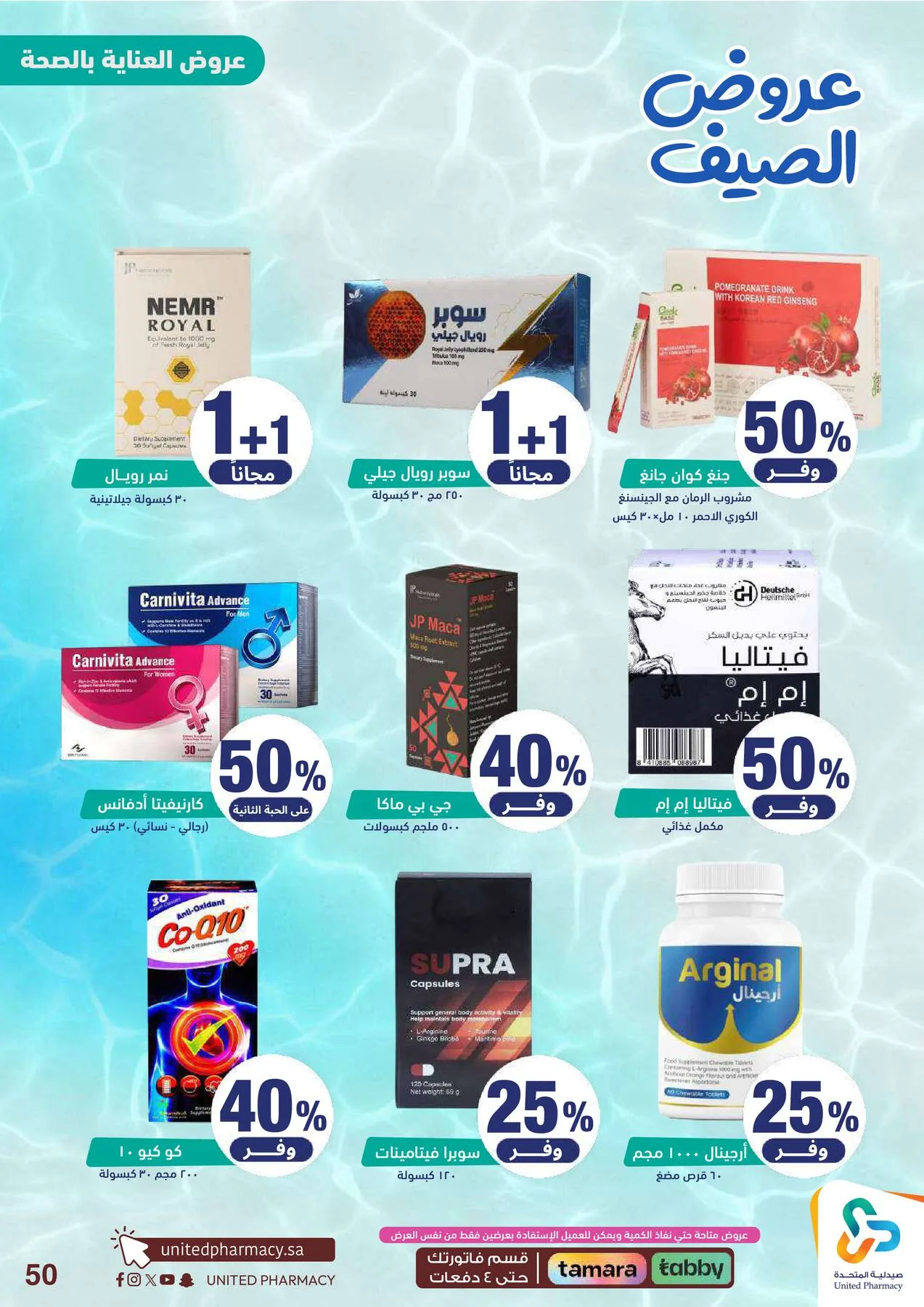 Summer Offers from United Pharmacy until 25th June - United Pharmacy KSA Offers & Promotions — page 52