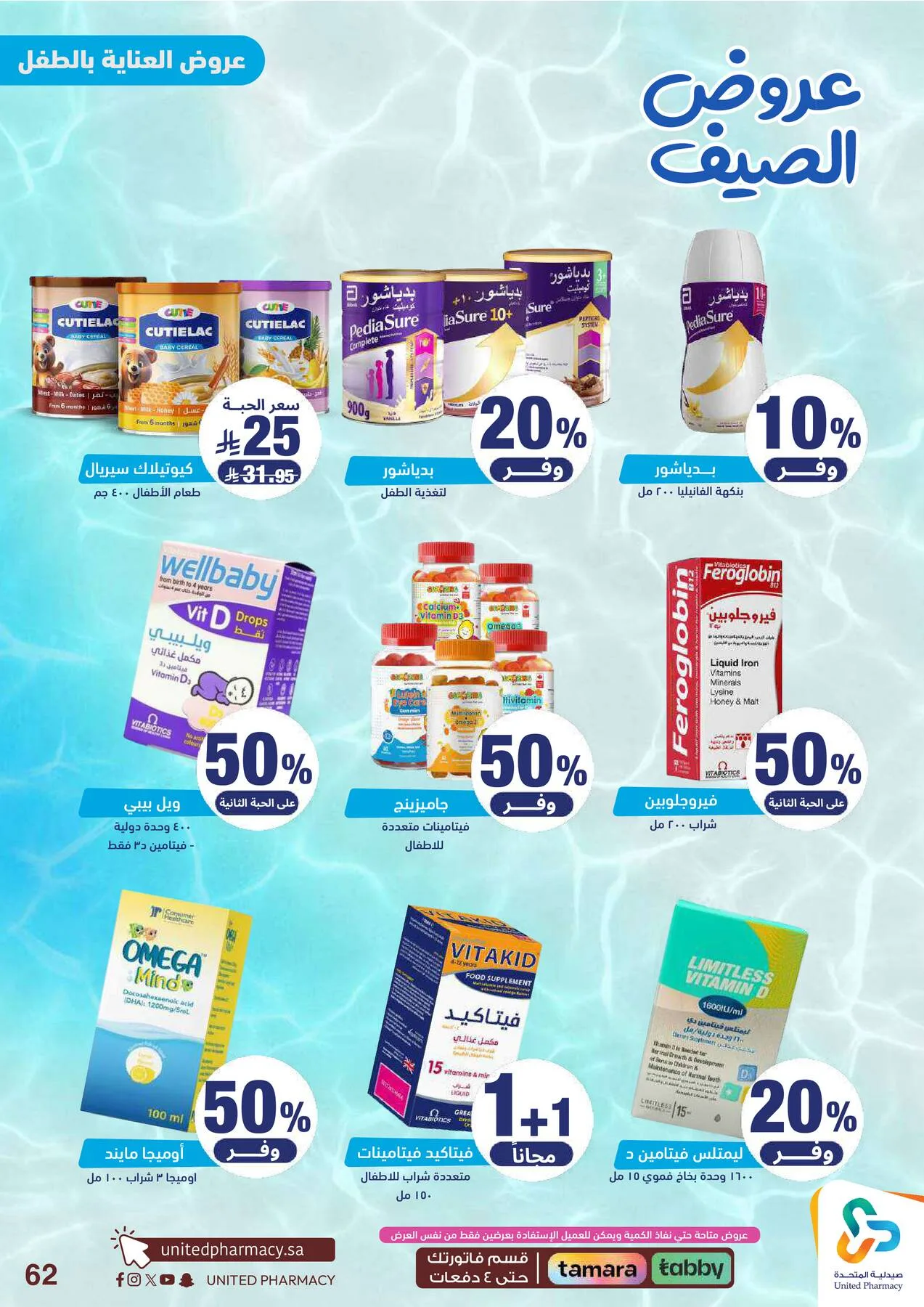 Summer Offers from United Pharmacy until 25th June - United Pharmacy KSA Offers & Promotions — page 64