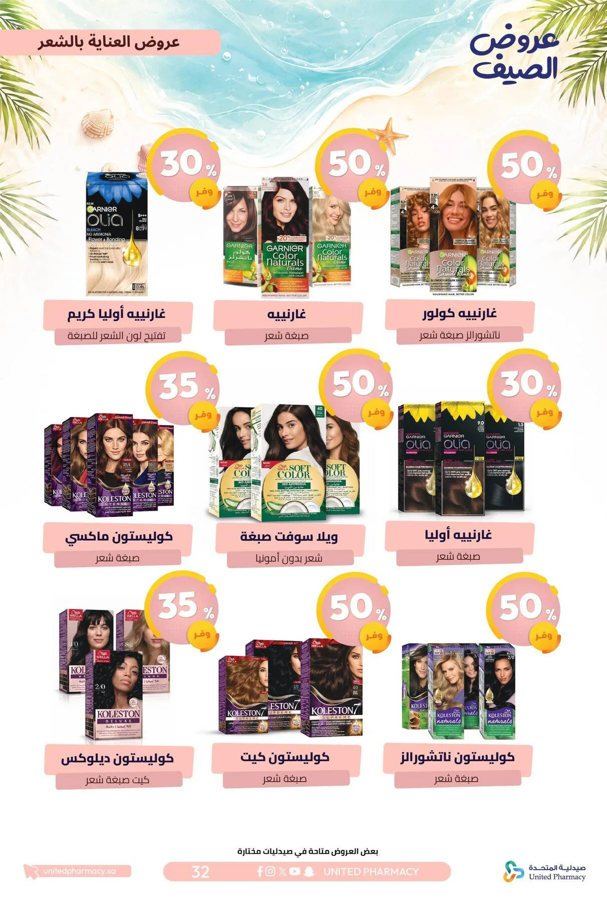 Summer Offers from United Pharmacy until 10th July - United Pharmacy KSA Offers & Promotions — page 32