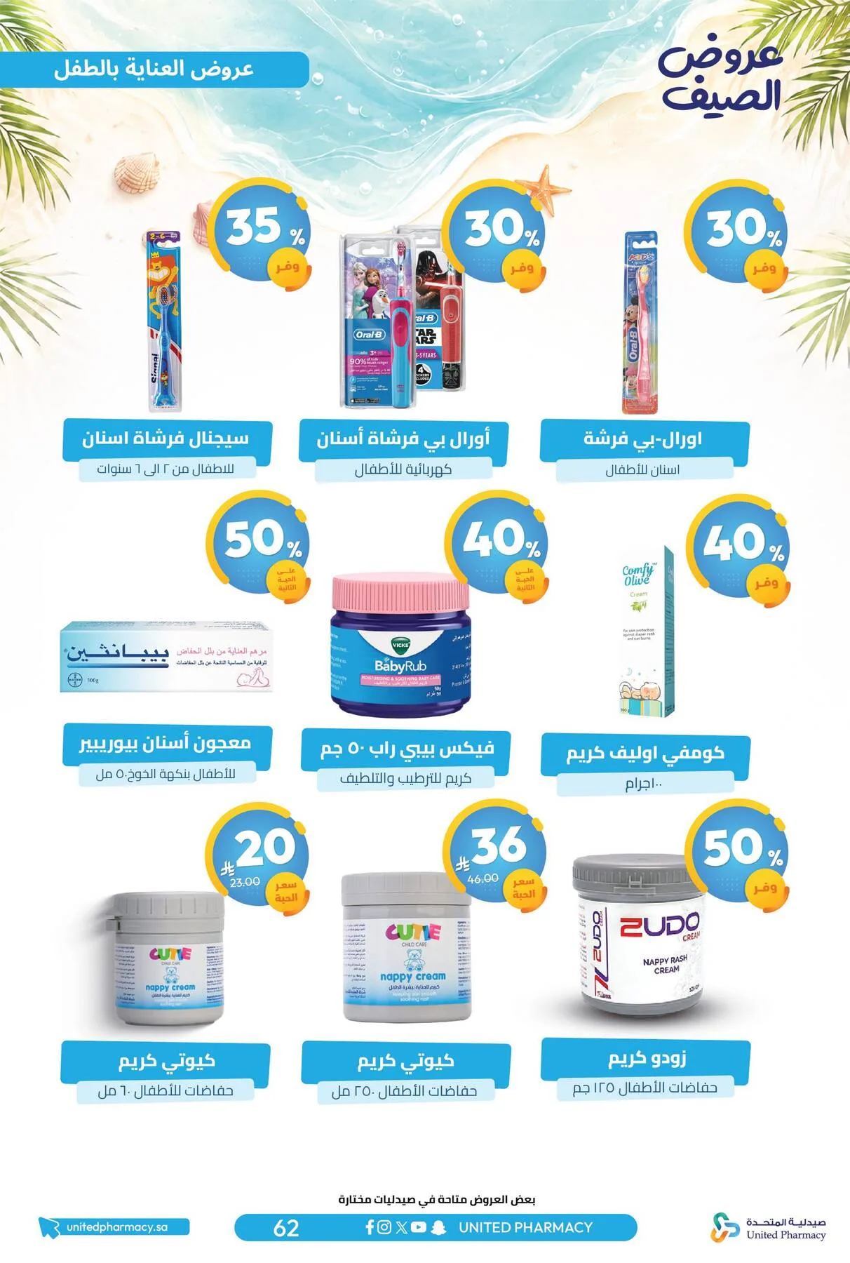 Summer Offers from United Pharmacy until 10th July - United Pharmacy KSA Offers & Promotions — page 62