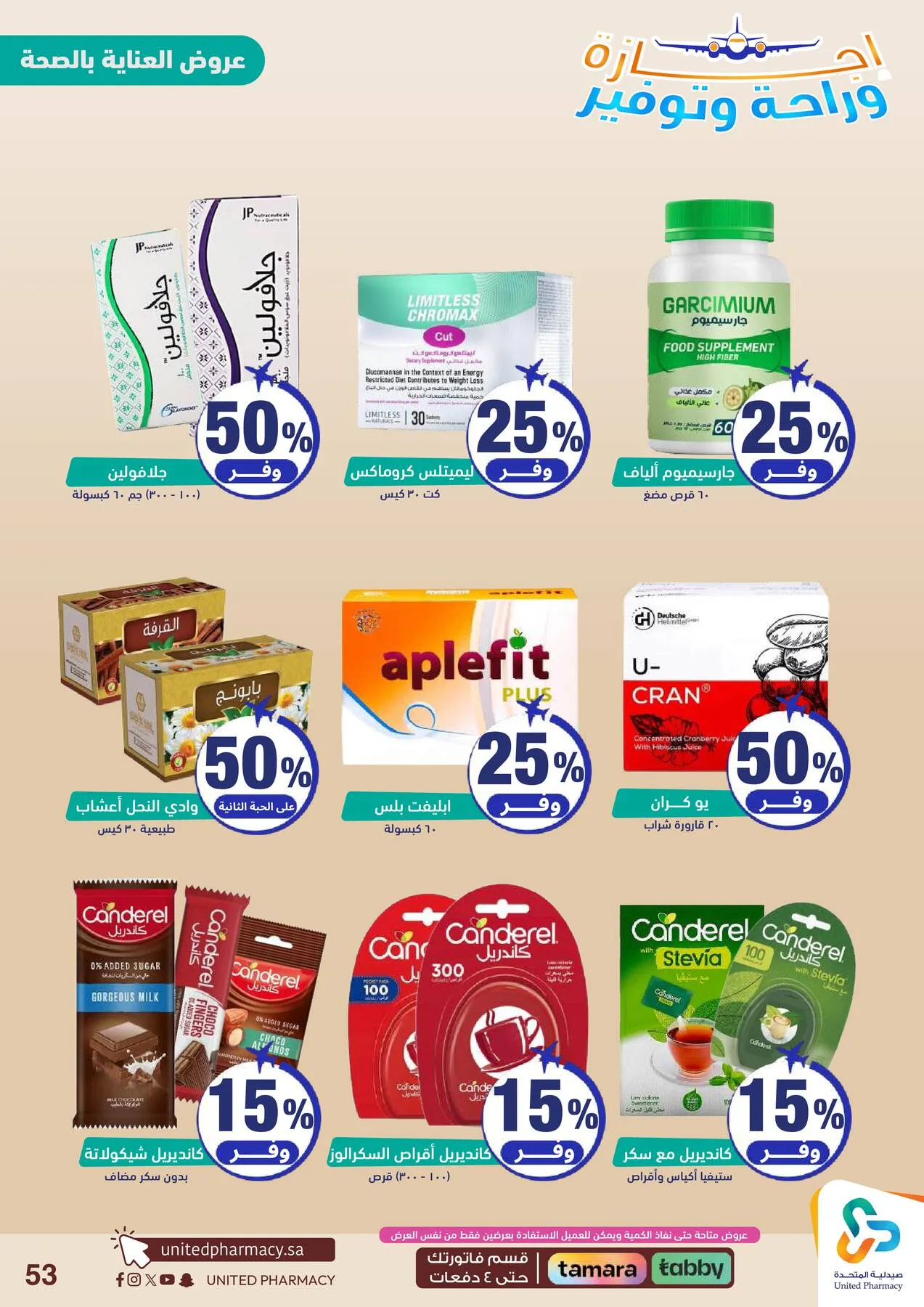 Vacation, Relax & Save Deals Offers from United Pharmacy until 23rd July - United Pharmacy KSA Offers & Promotions — page 54