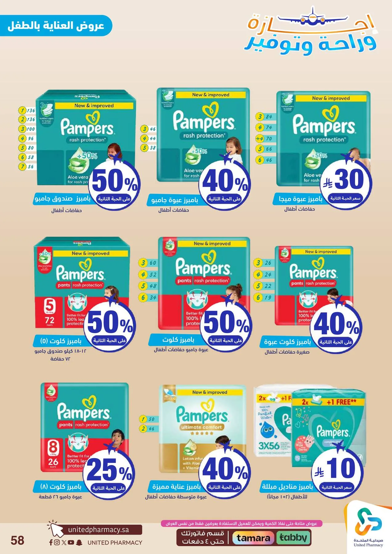 Vacation, Relax & Save Deals Offers from United Pharmacy until 23rd July - United Pharmacy KSA Offers & Promotions — page 59