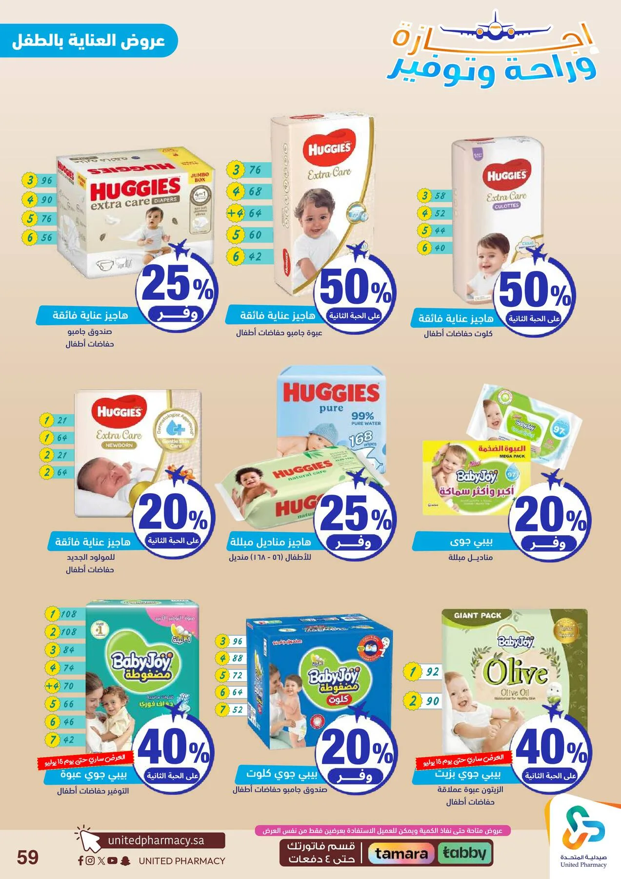 Vacation, Relax & Save Deals Offers from United Pharmacy until 23rd July - United Pharmacy KSA Offers & Promotions — page 60