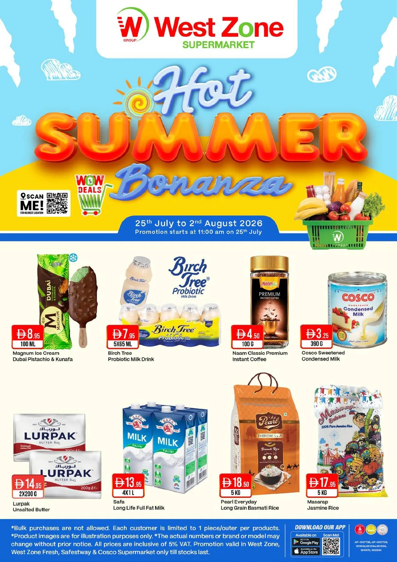 Hot Summer Bonanza from West Zone until 2nd August - West Zone UAE Offers & Promotions catalogue cover