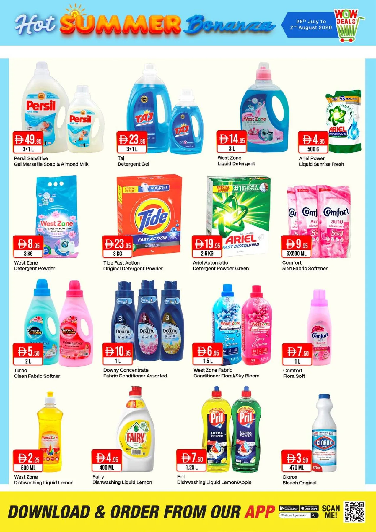 Hot Summer Bonanza from West Zone until 2nd August - West Zone UAE Offers & Promotions — page 16